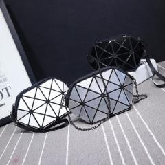 2017 new laser ringer geometric folding bag mobile
